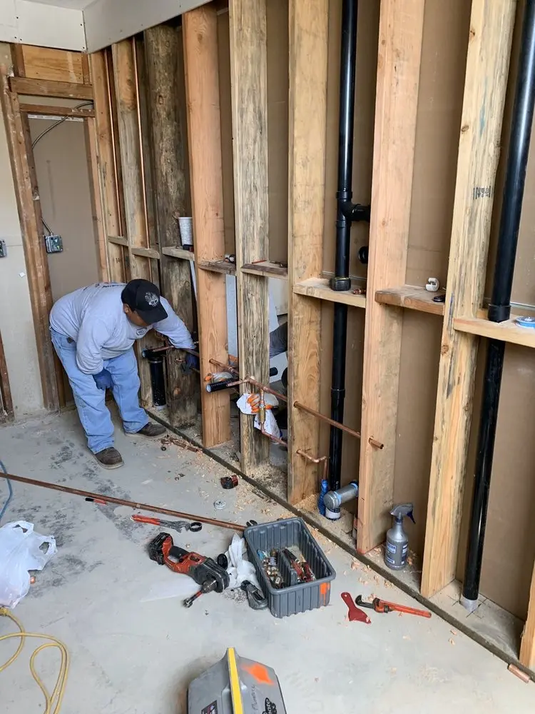 Commercial rough-in plumbing for Gas Line Repair in Kimberton